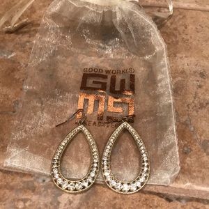 Express Rhinestone Drop Earrings $29!